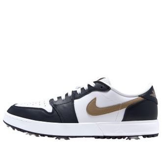 Nike Jordan Air Jordan 1 Low Golf Spiked White Dark Obsidian Khaki IQ3417-102