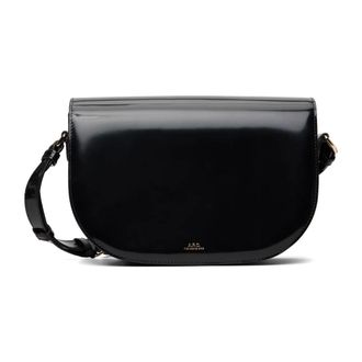 A.P.C. Cross Body Bags, female, Black, Size: ONE SIZE B-Side Small Bag