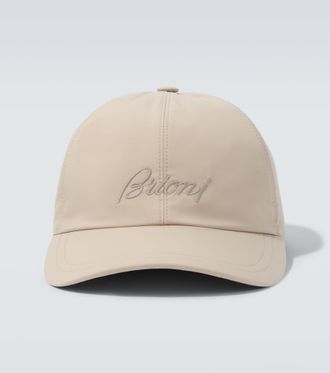 Brioni Cappello da baseball con ricamo