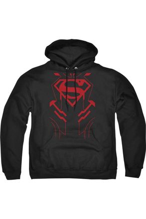 Gildan Justice League of America Superboy Adult Pull Over Hoodie / Hooded Sweatshirt