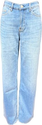 AG - Adriano Goldschmied Baggy Wide Denim Jeans Vrouwen - Dames - Regular Fit Jeans - Blauw - W30 - Denim - Jeans