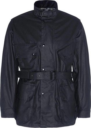 Barbour Reflective A7 Waxed Jacket - Heren - Zomerjassen - Zwart - S - Katoen - Jassen