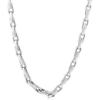Pompeii3 Mens Seed 14k Gold (68gram) or Platinum (127gram) 5.5mm Link Chain Necklace 22