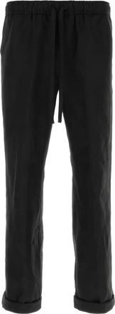 Dolce & Gabbana Linnen pyjamabroek - Zwart