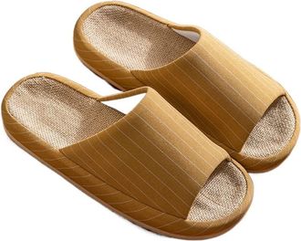 Generic Womens Slippers Slippers Women Indoor Cotton And Linen Soft Thick Bottom Breathable Slipper Slippers9.5 UK