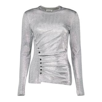 Paco Rabanne Mujer, Camisetas, Gris, Talla: S