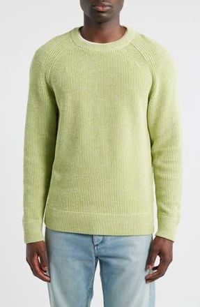 Nn.07 Jacob Cotton Rib Sweater in Spring Fern at Nordstrom Rack, Size X-Large