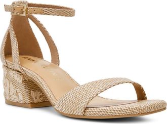 Anne Klein Mia Ankle Strap Sandal in Natural Multi at Nordstrom, Size 9.5