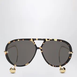 Bottega Veneta Aviator Drop sunglasses havana/gold