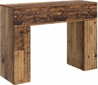 vidaXL Mesa De Centro Madera Envejecida 102 X 35 X 75 Cm Vidaxl