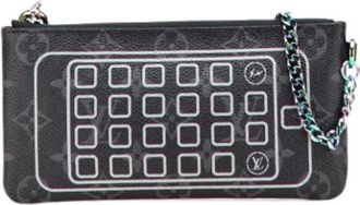 Louis Vuitton Pre-owned Clutches, female, Black, Size: ONE SIZE Pre-owned Vintage Canvas Clutch