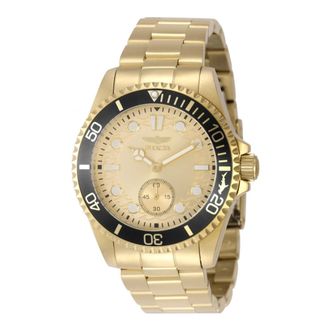 Invicta Accessoires, Heren, Geel, ONE Size, Pro Diver - Stoere Ronde Sportklok