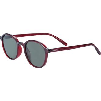 Bertha Sunglasses Paris Ladies Polarized Sunglasses in Red/grey at Nordstrom
