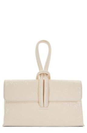 Dune London Brynie Faux Leather Wristlet in Ecru at Nordstrom