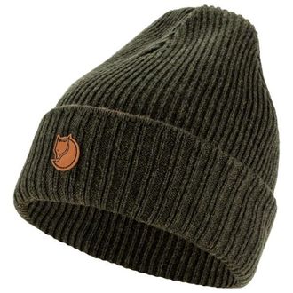 Fj&auml;llr&auml;ven S&ouml;rmland Reversible Beanie M&uuml;tze - Unisex | oliv/schwarz