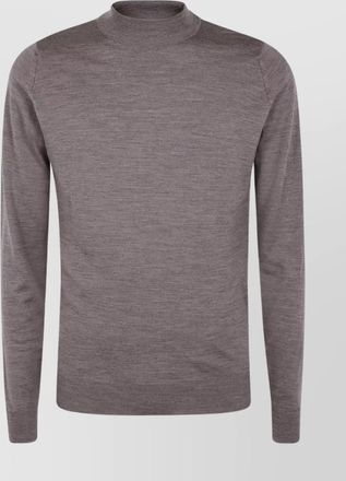 John Smedley mock neck sweater long sleeves