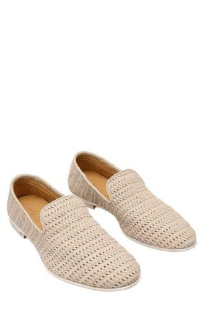 John Varvatos Venice Woven Loafer in Faded Twine at Nordstrom, Size 10.5
