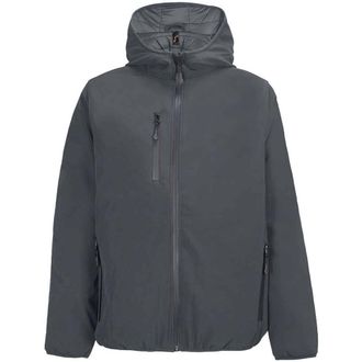 SOLS Mens Falcon Padded Soft Shell Jacket (Charcoal) - Size X-Large