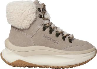 Moon Boot Moon247 City Shearling Mid - - Shoes - Donna - Beige - 38 EU