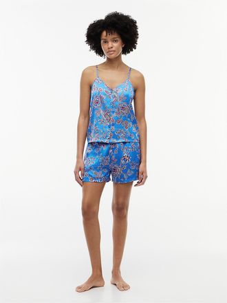 Tommy Hilfiger Womens Cami & Short Sleep Set - Blue - XL
