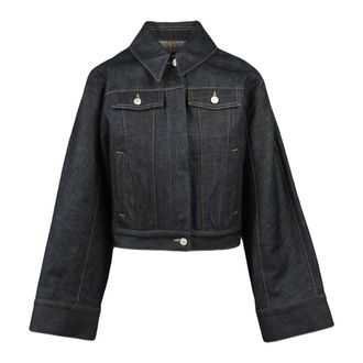 Givenchy Dames, Jassen, Blauw, Maat: XS Denim
