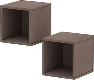 Inosign Wandregal »Infinity« Set, 2 kleine Würfelregale, 2 Stk. tlg. Würfelregal 2er-Set, Breite 28 cm, Höhe 29 cm