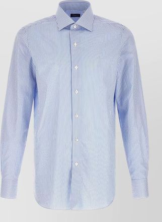 Finamore striped cotton shirt