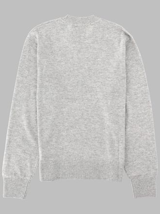 Versace Jeans Couture Logo-Knit Crew Neck Sweater - Gray