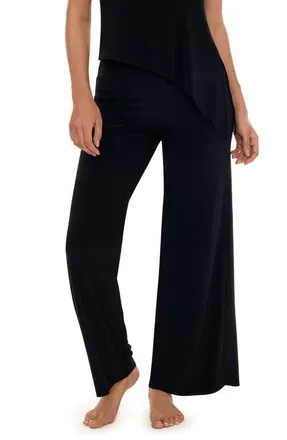 Magic Suit By Miraclesuit Matte Jersey Cover-Up Pants in Black at Nordstrom, Size Medium