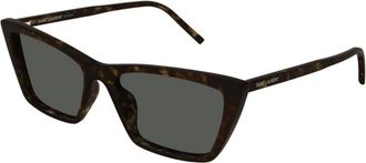 Saint Laurent Zonnebril - unisex - Accessoires - Bruin - Maat: 54 MM