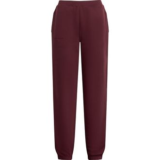 Favorite Daughter The Fatigue Sisters Cotton Blend Joggers in Burgundy Dahlia at Nordstrom, Size X-Small