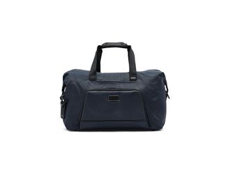 Tumi Double Expansion Duffel Duffel Bags Navy, Leather/Nylon