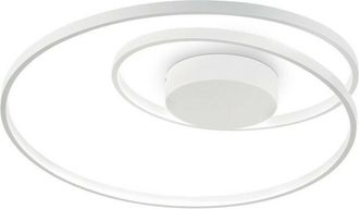 Ideal Lux Ideal Lux - led Decorative Swirl Integrated led Semi Flush Light White, 3000K