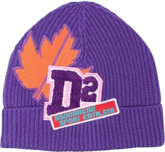 Dsquared2 Beanies, unisex, Purple, Size: ONE SIZE Cap With Logo