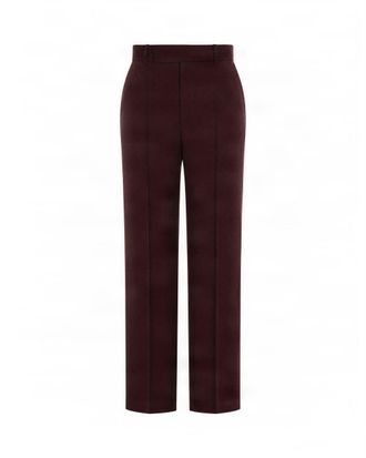 Patrizia Pepe Straight-Leg Pants with High Waist and Front Seams