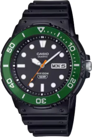 Casio Mens Black Analog Watch with Black Dial - MRW-230H-1E3VCF