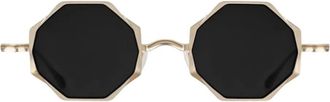 Rigards Occhiali da sole geometrici - Oro