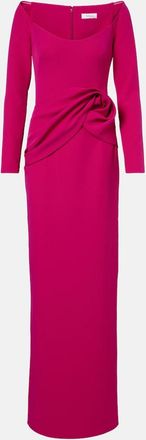 SAFiYAA Emmina draped crepe gown