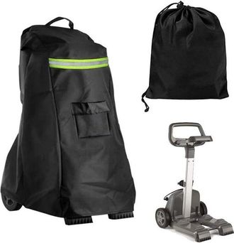 OEM Funda Protectora Para Aspiradora De Piscina - Negra - Poli&eacute;ster Oxford 420d - 56x66x107 Cm - Impermeable