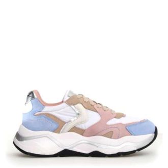 Voile Blanche Sneakers, female, Multicolor, 5 UK, Club Sneaker with Intarsi and Suede