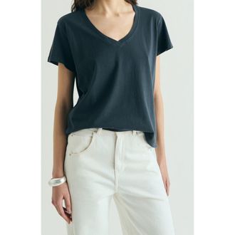 Scalpers Basic V-neck T-shirt in Black at Nordstrom, Size X-Small Eu