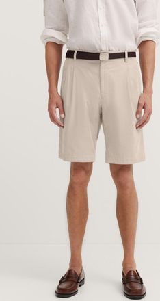 Bugatti Bermudas BUGATTI, Herren, Gr. 56, Normalgr&ouml;ssen, beige (30, beige), 100% Baumwolle, unifarben, loose fit, Hosen Bermudas, Premium-Cord