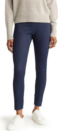 Hue Fleece Lined Denim Leggings in Ink Wash at Nordstrom Rack, Size X-Large