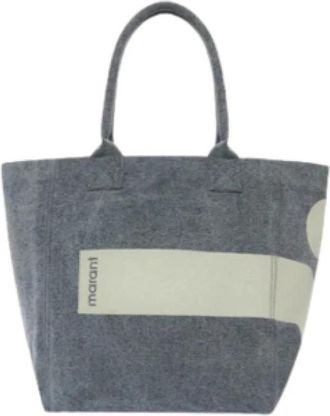 Isabel Marant Small Yenky Tote - Dames - Shoppers - Grijs - ONE Size - Denim - Tassen
