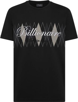 Billionaire Boys Club Tops, Heren, Zwart, S, Katoen, Embroidered T-shirt Round Neck SS