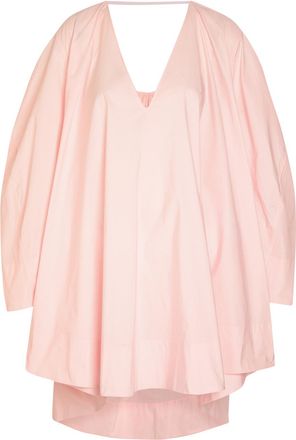 Jacquemus La Robe Paysan V-neck Poplin Mini Dress - Light Pink - 2 (UK2 / Xxxs)