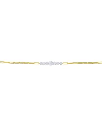 Meira T 14K 0.68 Ct. Tw. Diamond Paperclip Bracelet