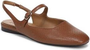 Naturalizer Anikka Flat in Walnut Brown Faux Leather at Nordstrom Rack, Size 7.5