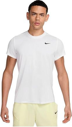 Nike Court Victory Dri-FIT Tennis Top Mens Workout White/Black : 2XL, Polyester