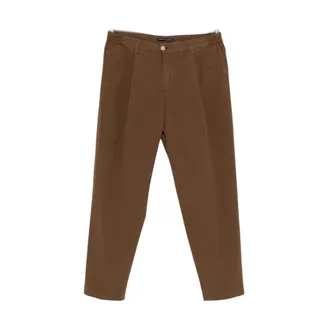 BRIGLIA 1949 Broeken, Heren, Bruin, L, Katoen, Courmayeurd Cropped Broek